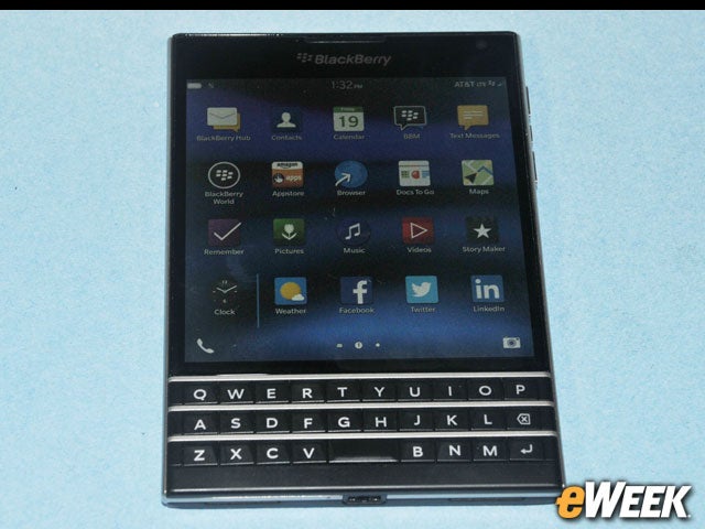 The Passport Sports a Larger Screen Than Most BlackBerry Handsets