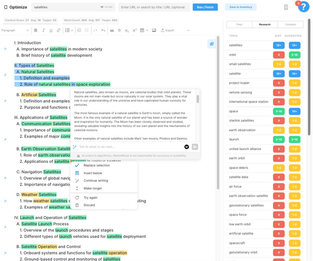 MarketMuse interface.