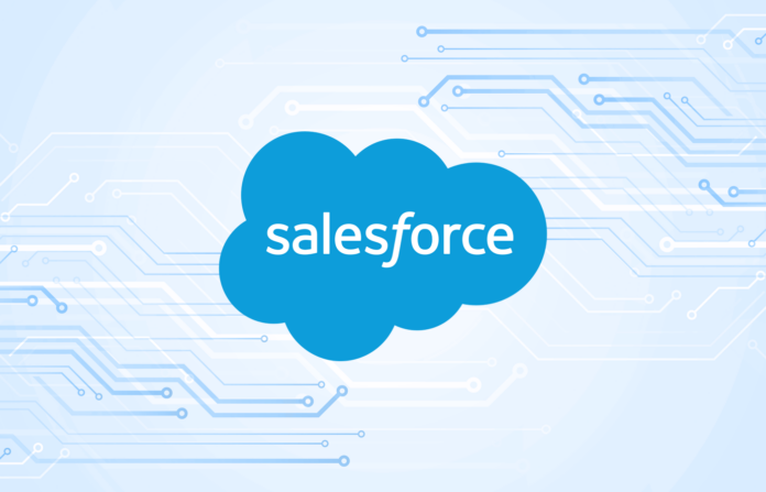 Article graphic featuring the Salesforce logo.